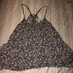 Flowy flower tank top: American Eagle